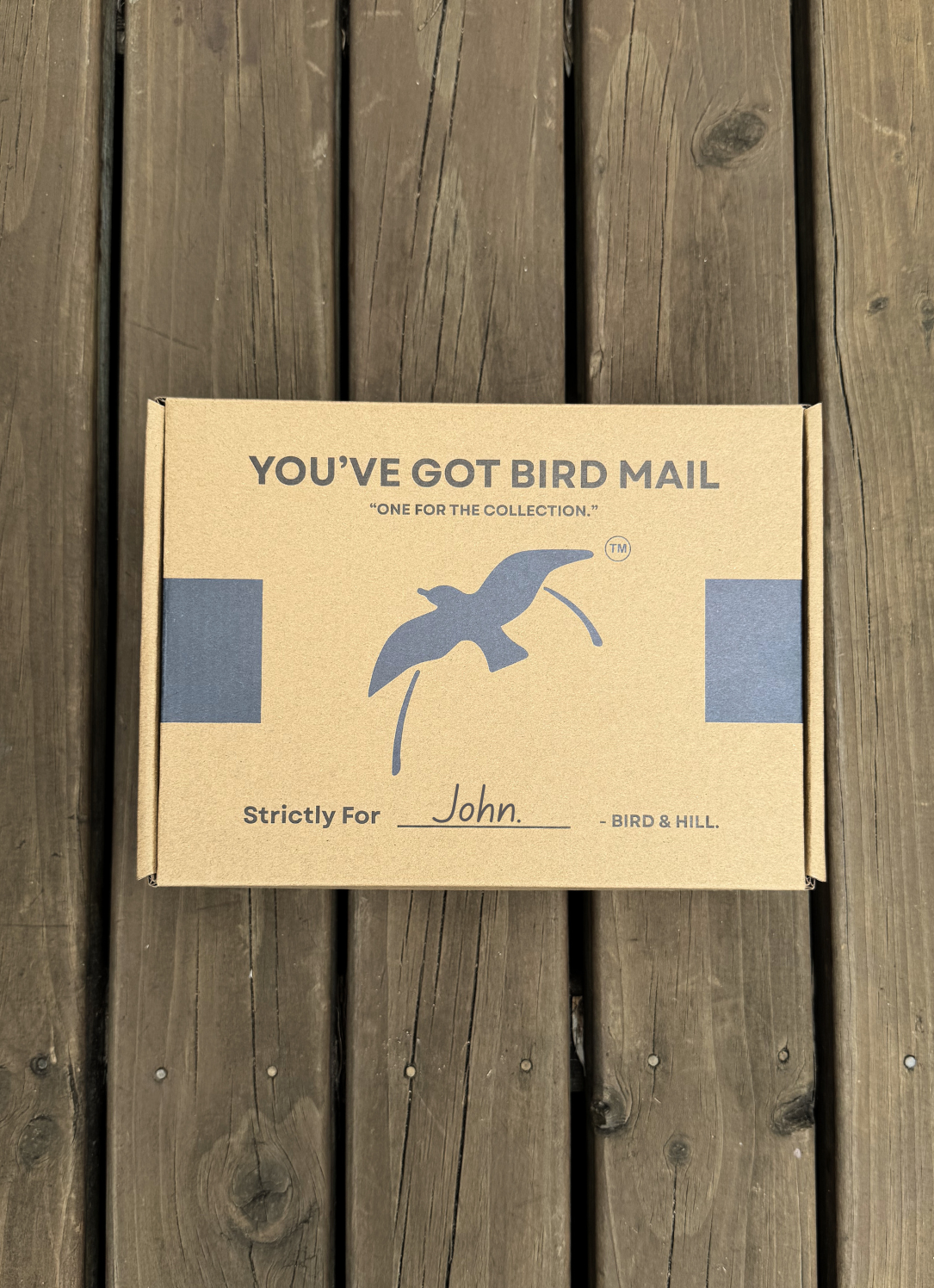 Bird & Hill premium hat packaging box included with every Australian designed hat.