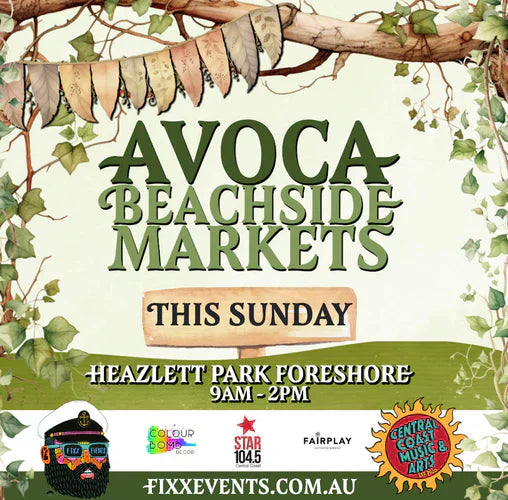 AVOCA BEACH MARKETS - CENTRAL COAST. 23/02/25