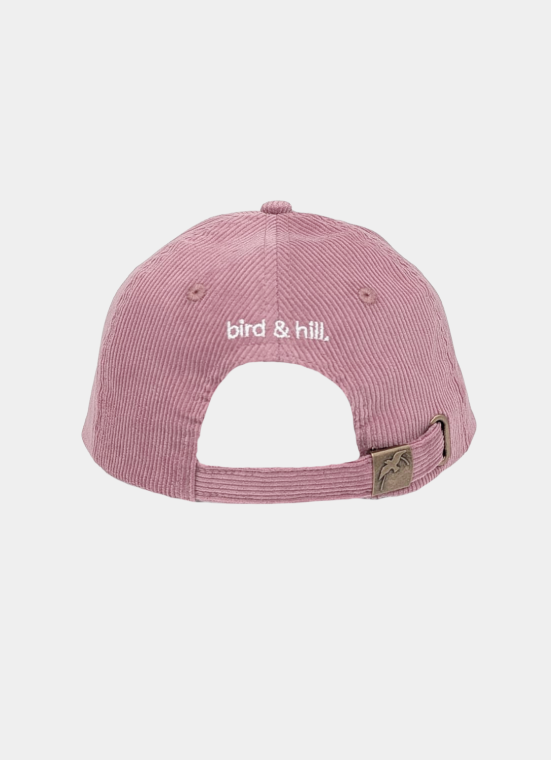 Signature Berry Dad Cap in pink corduroy  by Bird & Hill.